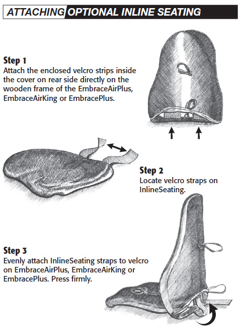 Inline Seating instructions